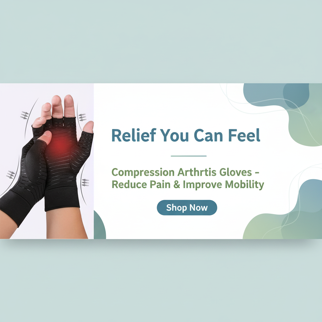Compression Arthritis Gloves Homepage Banner